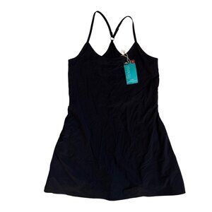 NWT Crane Athleisure Racerback Athletic Dress (Black) - Size Small